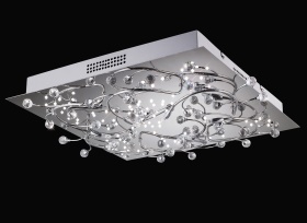 Fia Crystal Ceiling Lights Diyas Ringed & Square Crystal Fittings Fia Crystal Ceiling Lights Diyas Ringed & Square Crystal Fittings